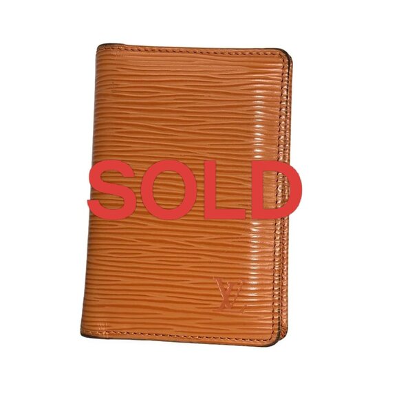 LOUIS VUITTON Organizer de Poshe Mandarin Epi - Card Case 165-071325 - Picture 1 of 4